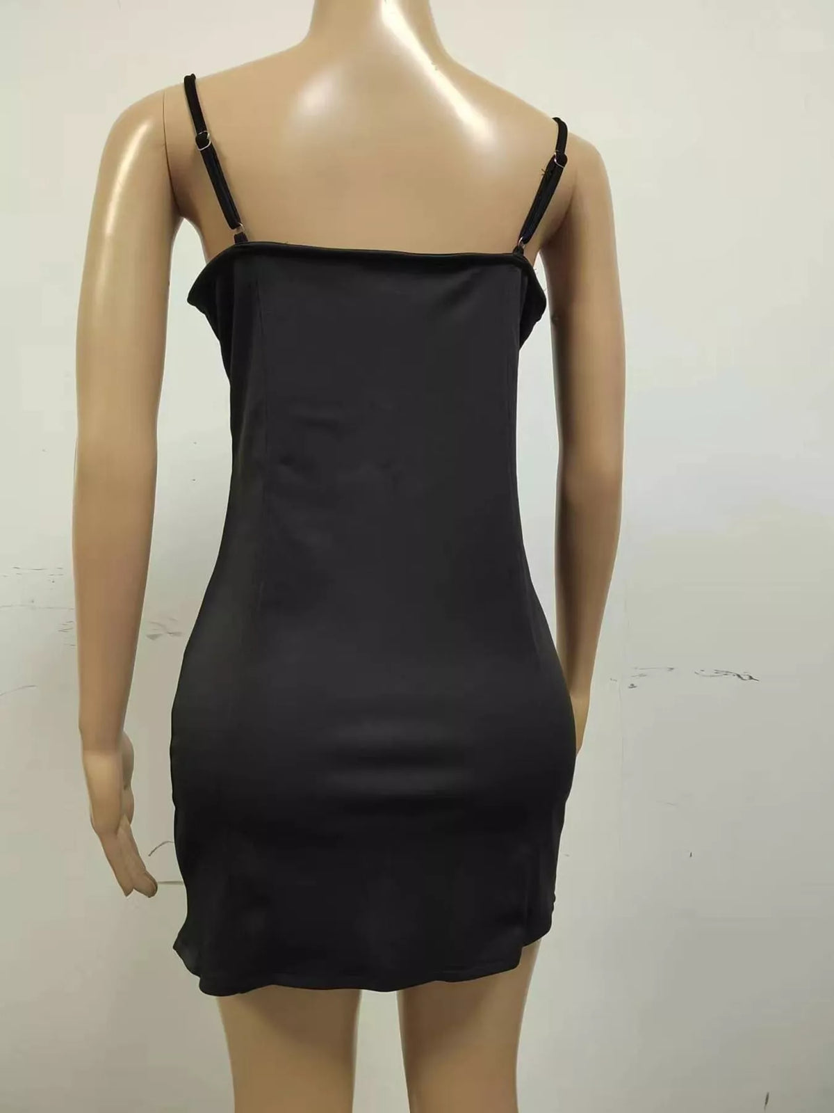 Full Size Zip-Front Bodycon Mini Dress Plus Size
