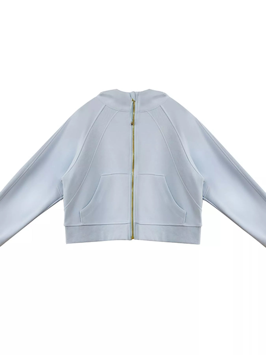 Zip Up Raglan Sleeve Hoodie