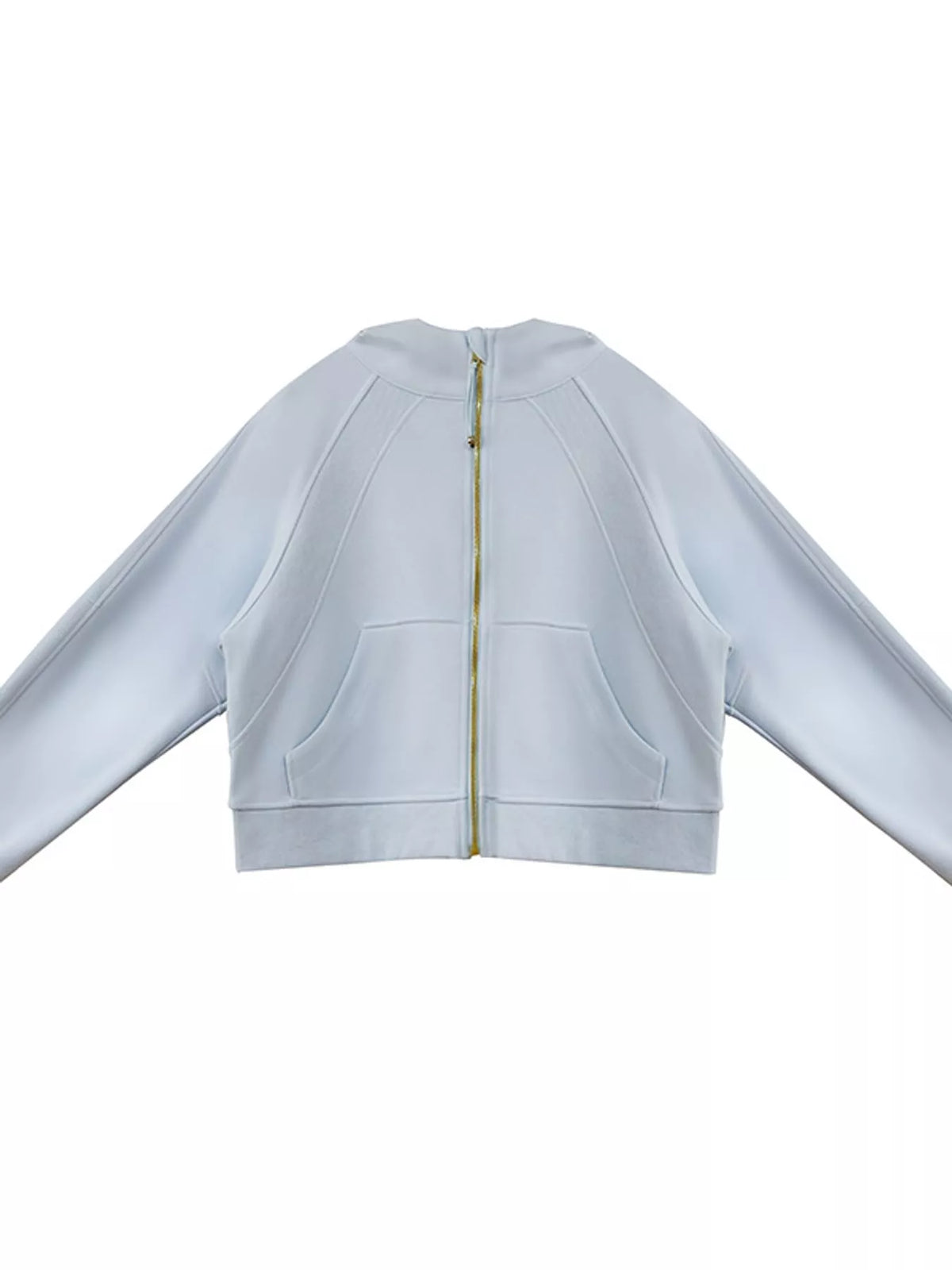 Zip Up Raglan Sleeve Hoodie