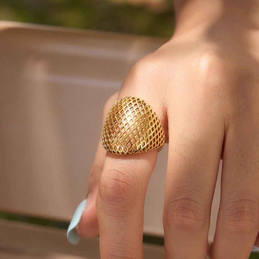 Openwork Dome Ring Collection