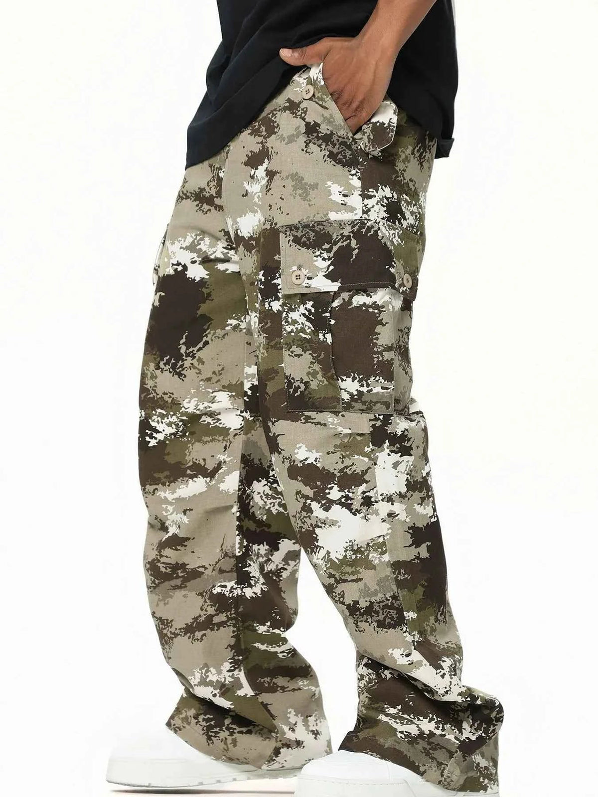 Men's Camouflage Combat Cargo Pants