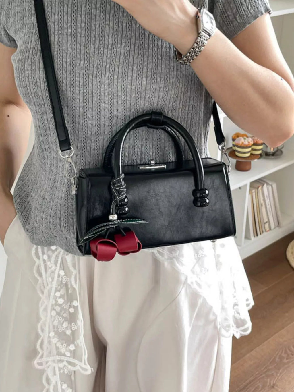 Top Handle Crossbody Bag