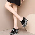 Peep Toe Wedge Sandals