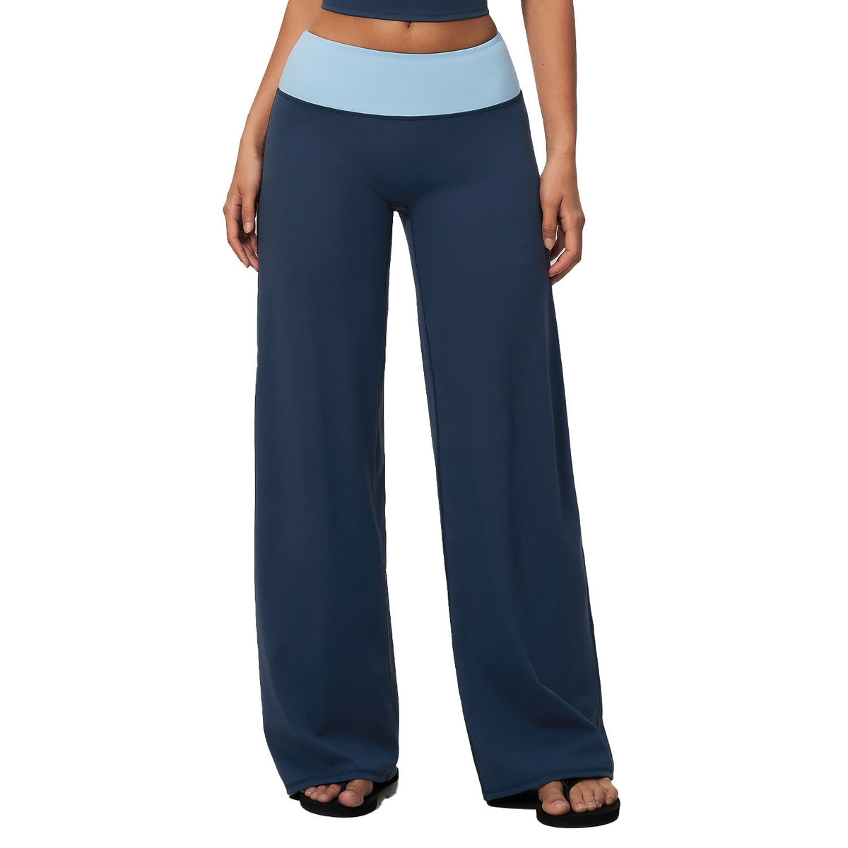 Fashionable Waist Hugging High Waisted And Hip Lifting Micro Flared Yoga Pants