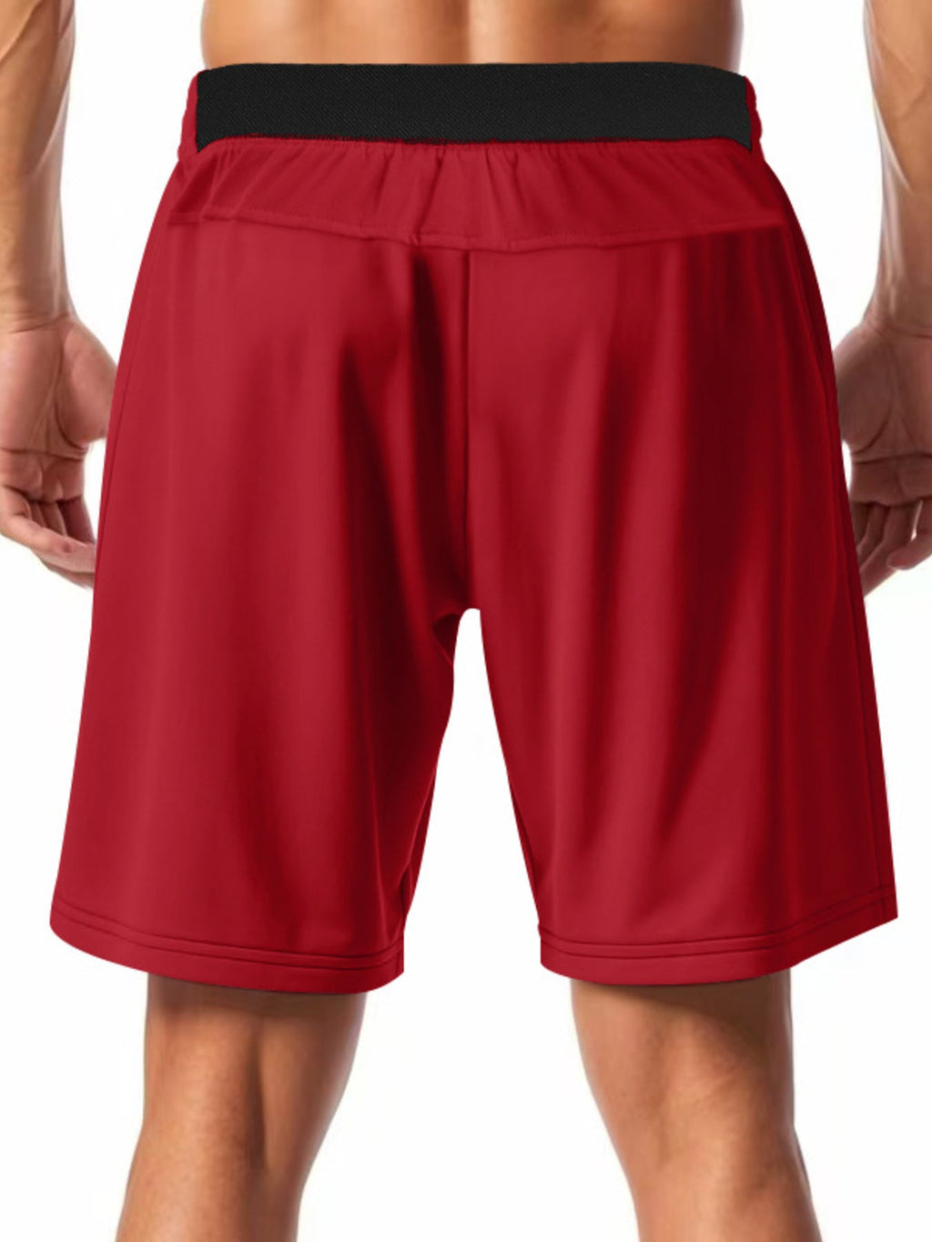 Men's Full Size Casual Drawstring Shorts Plus Size