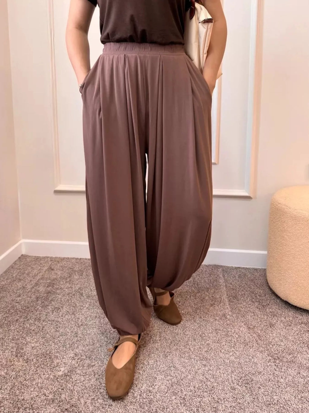 High-Waisted Wide-Leg Pants