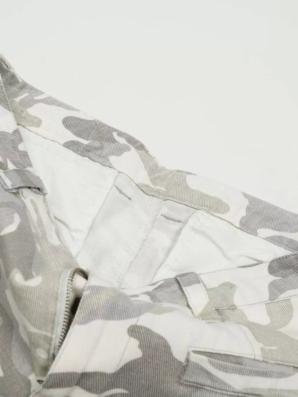 Men's Camouflage Wide-Leg Cargo Pants