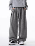 Men's Plus Size Relaxed Fit Ribbed Knit Pants