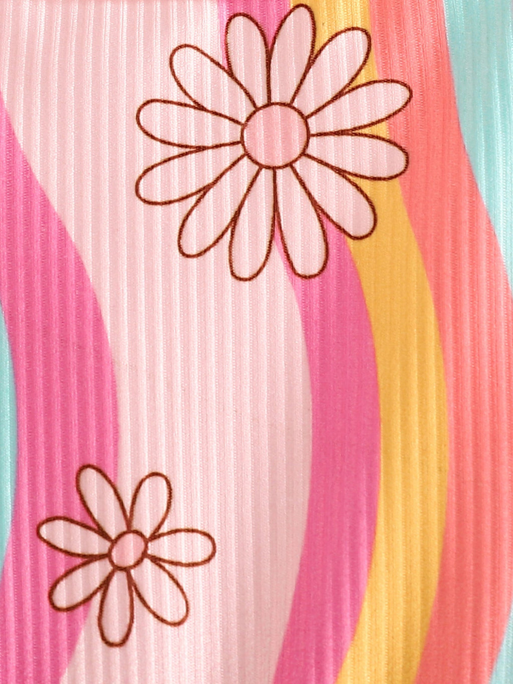 Children's Floral Print Flare Leg Jumpsuit