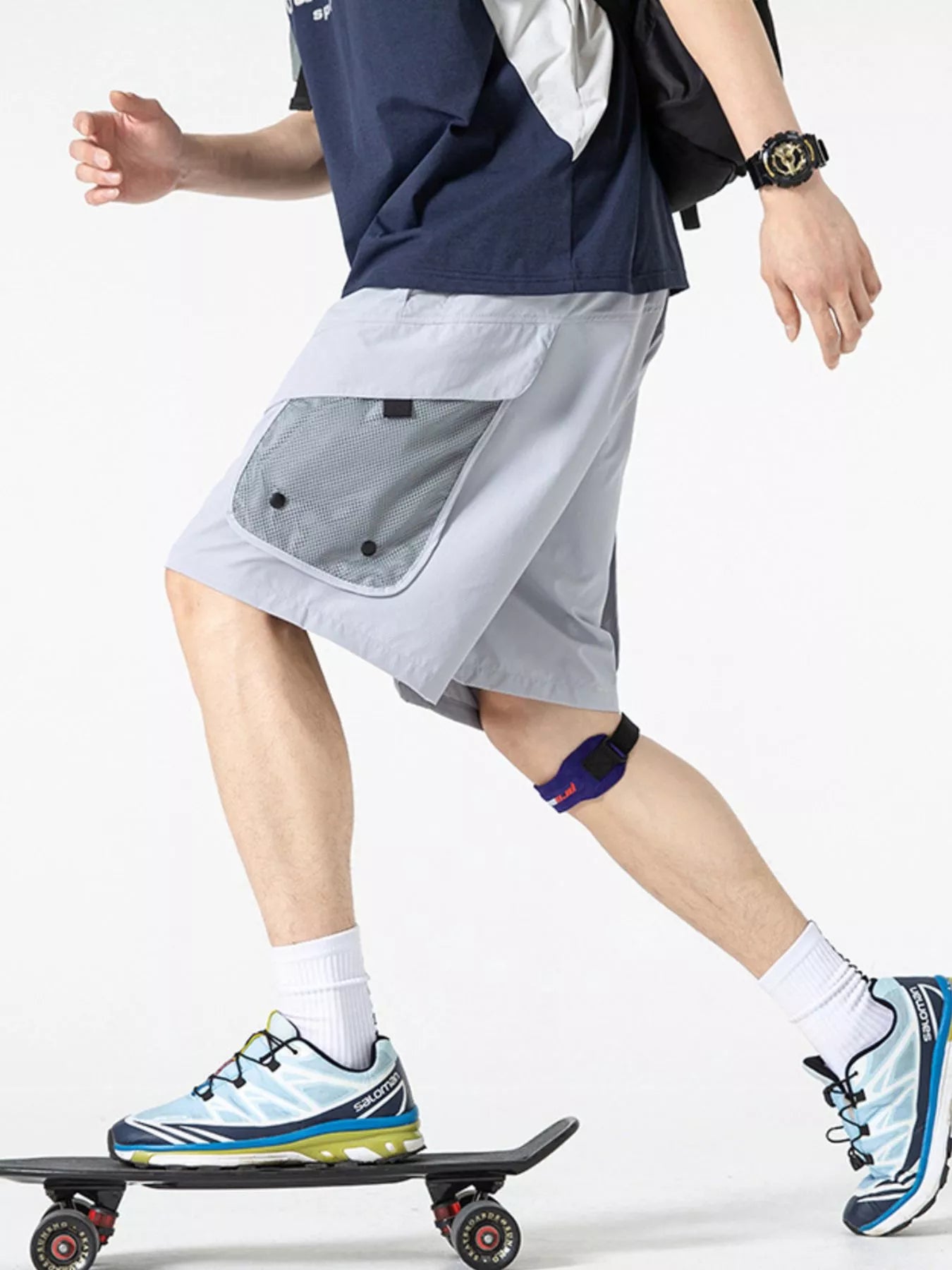 Men's Multi-Pocket Quick-Dry Cargo Shorts