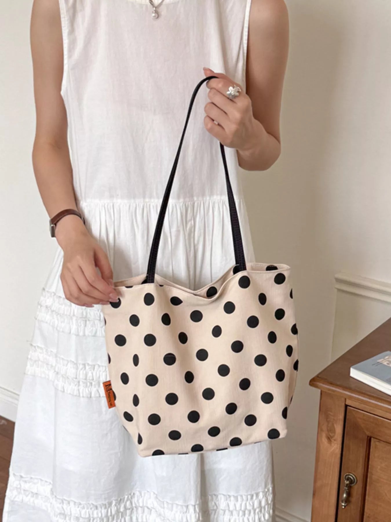 Polka Dot Shoulder Bag