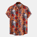 Printed Short Sleeve Casual Shirt