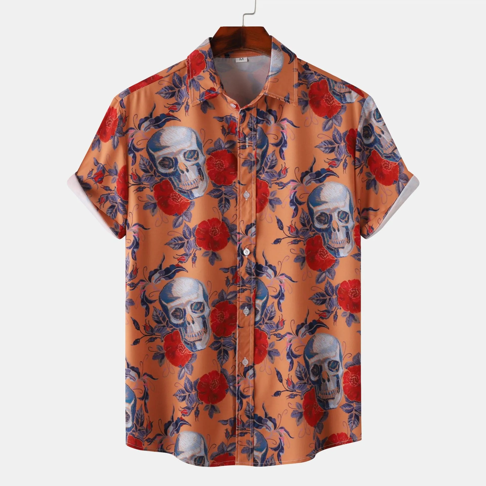 Printed Short Sleeve Casual Shirt