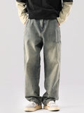 Men's Vintage Wash Relaxed Fit Jeans