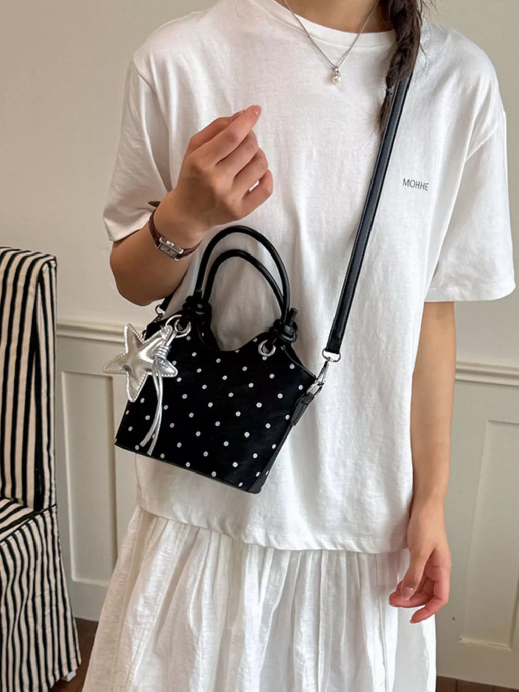 Polka Dot Crossbody Bag