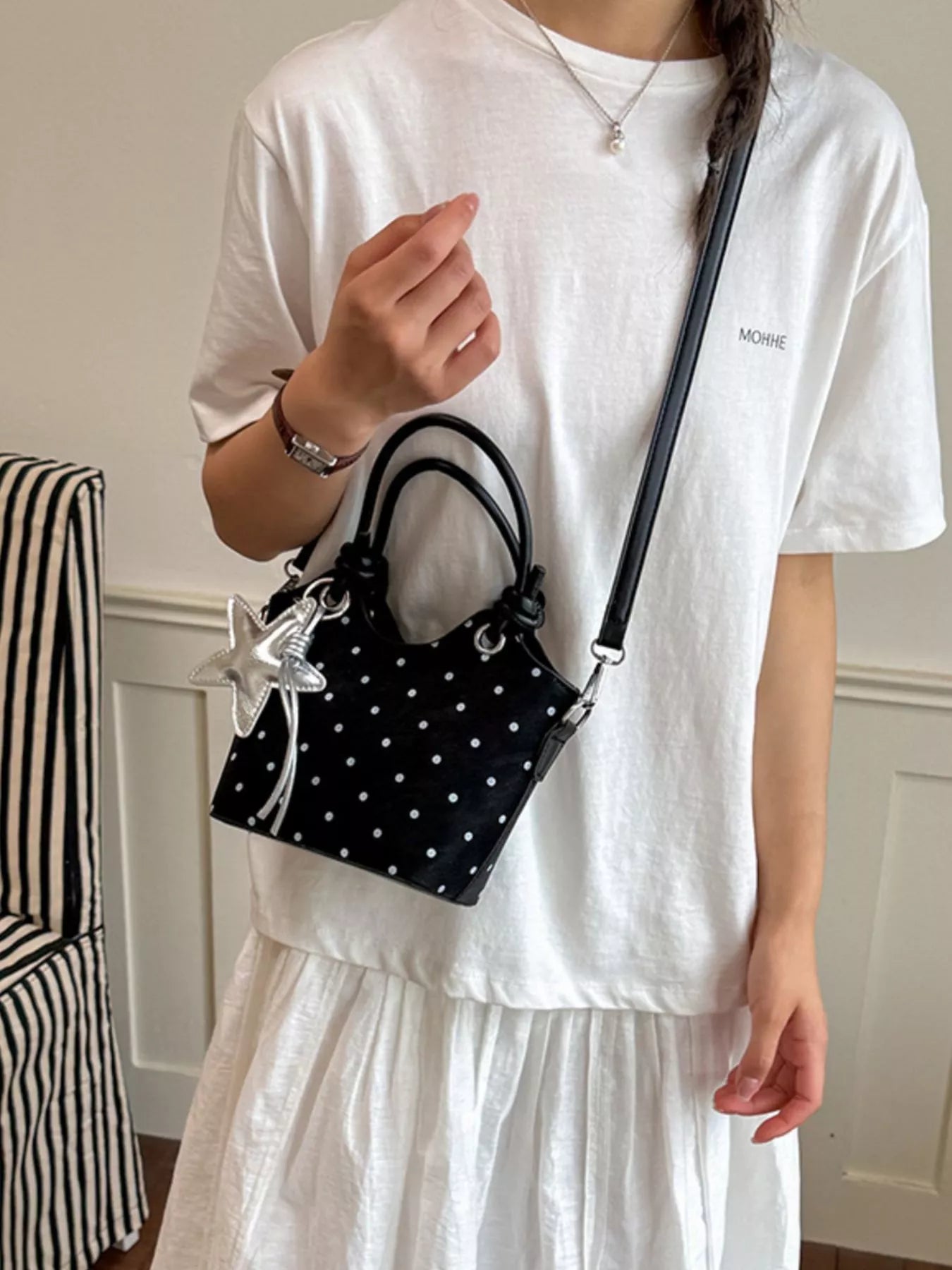 Polka Dot Crossbody Bag