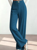 High-Waisted Wide-Leg Pants