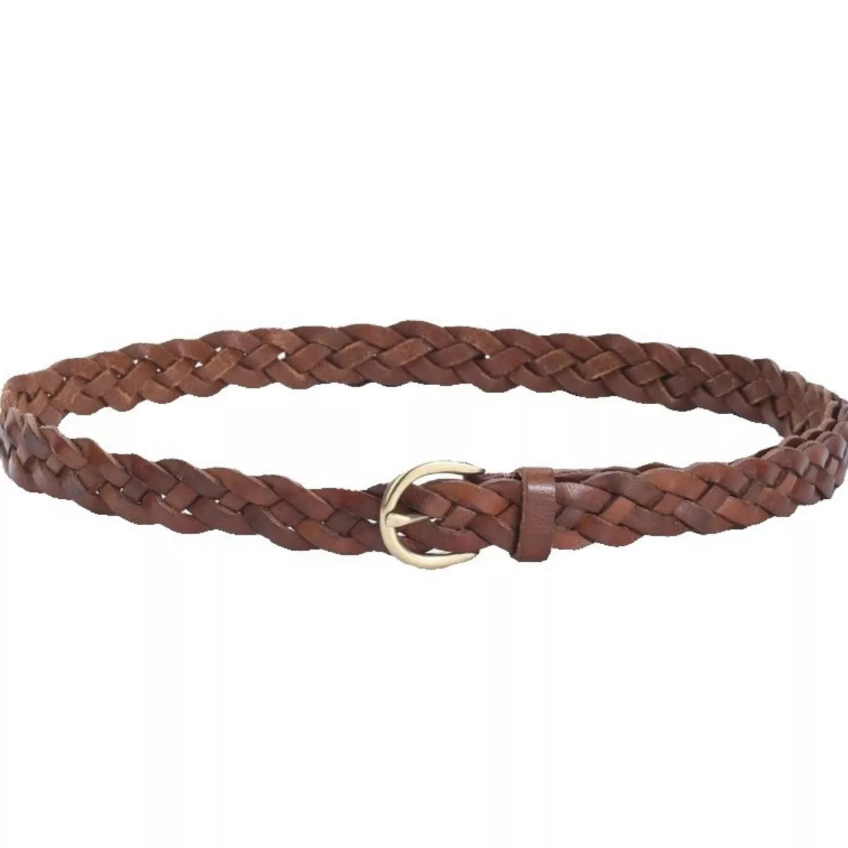 Cowhide Braided Leather Belt