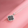 925 Sterling Silver Clover Pendant Necklace