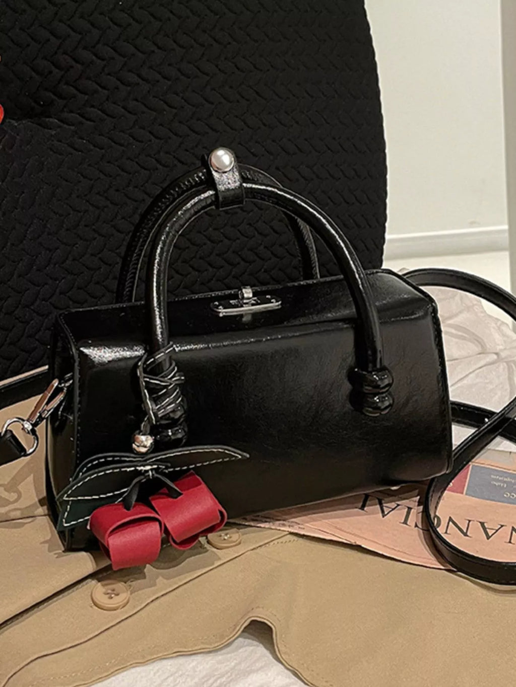 Top Handle Crossbody Bag