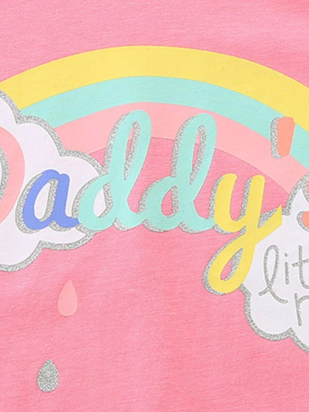 Children's Daddy's Little Rainbow Graphic Tee & Shorts Set