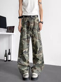 Men's Plus Size Loose Fit Camouflage Cargo Pants