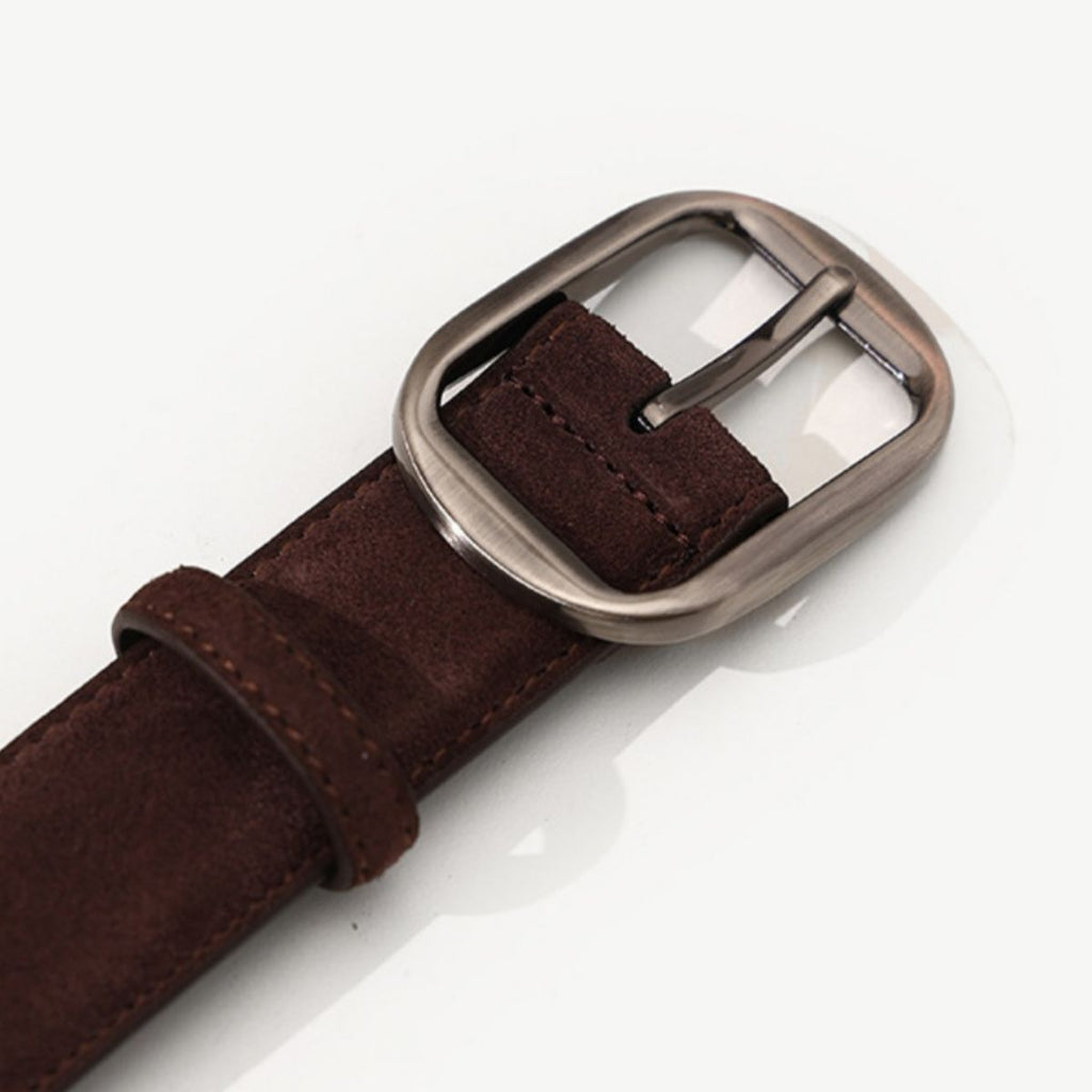 Silver Buckle Wide Waist Belt