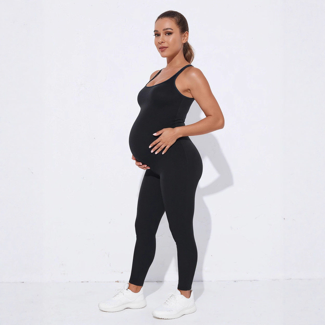 Seamless Knitted Exercise Yoga Clothes Hip Raise Slim Fit Quick-drying Fitness Jumpsuit