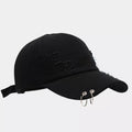 Distressed Denim Baseball Cap