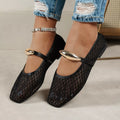 Square Toe Slip-Ons