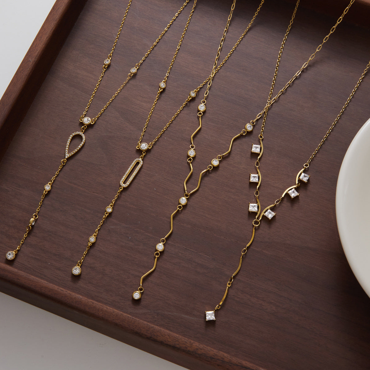 Long Drop Pendant Necklace Collection