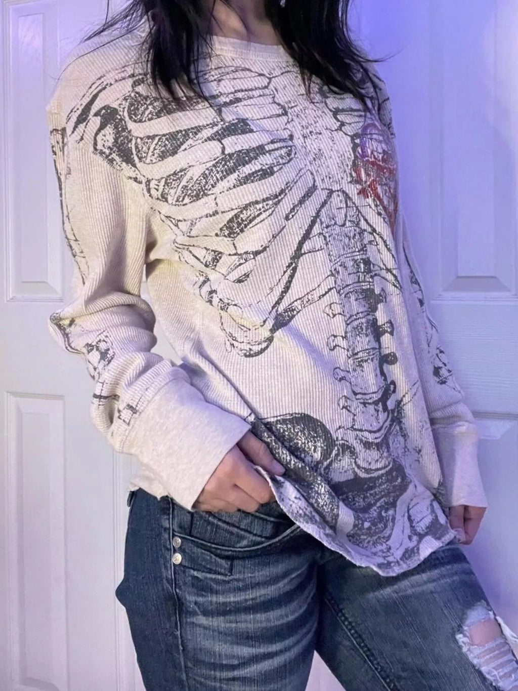 Skeleton Long Sleeve T-Shirt