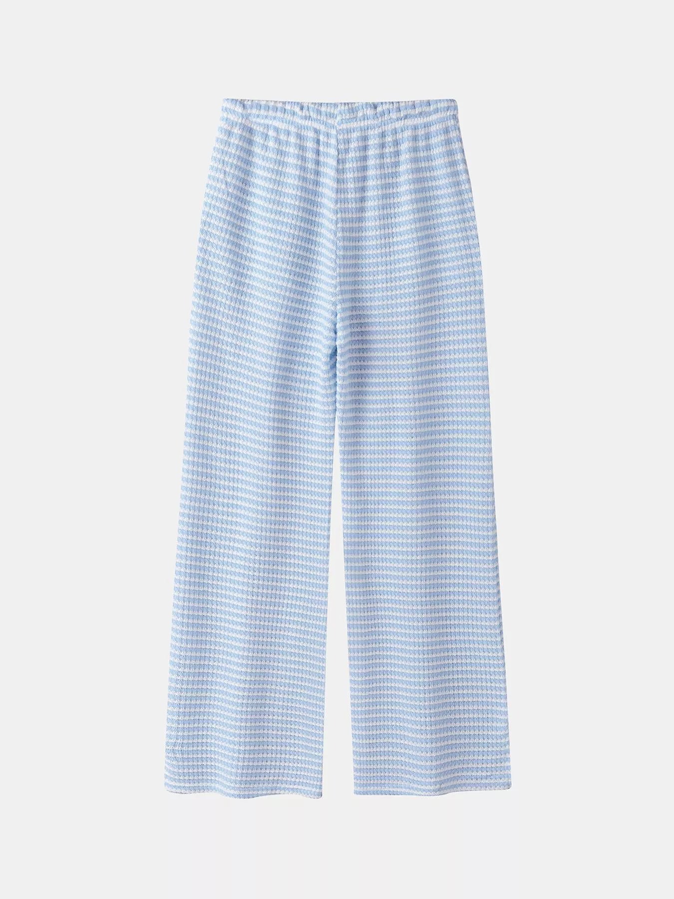 Drawstring Wide Leg Pants