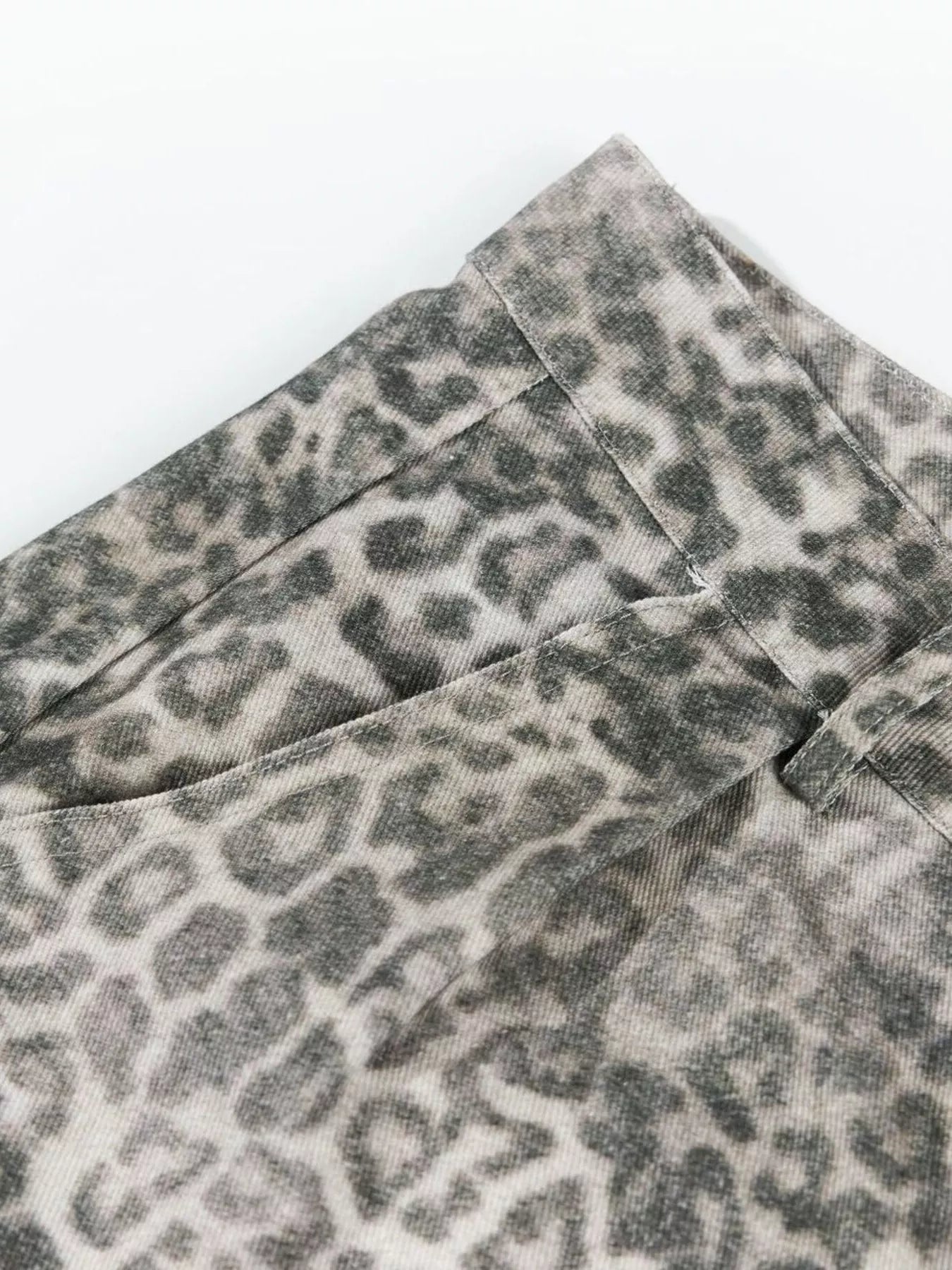 Men's Leopard Print Cargo Pants