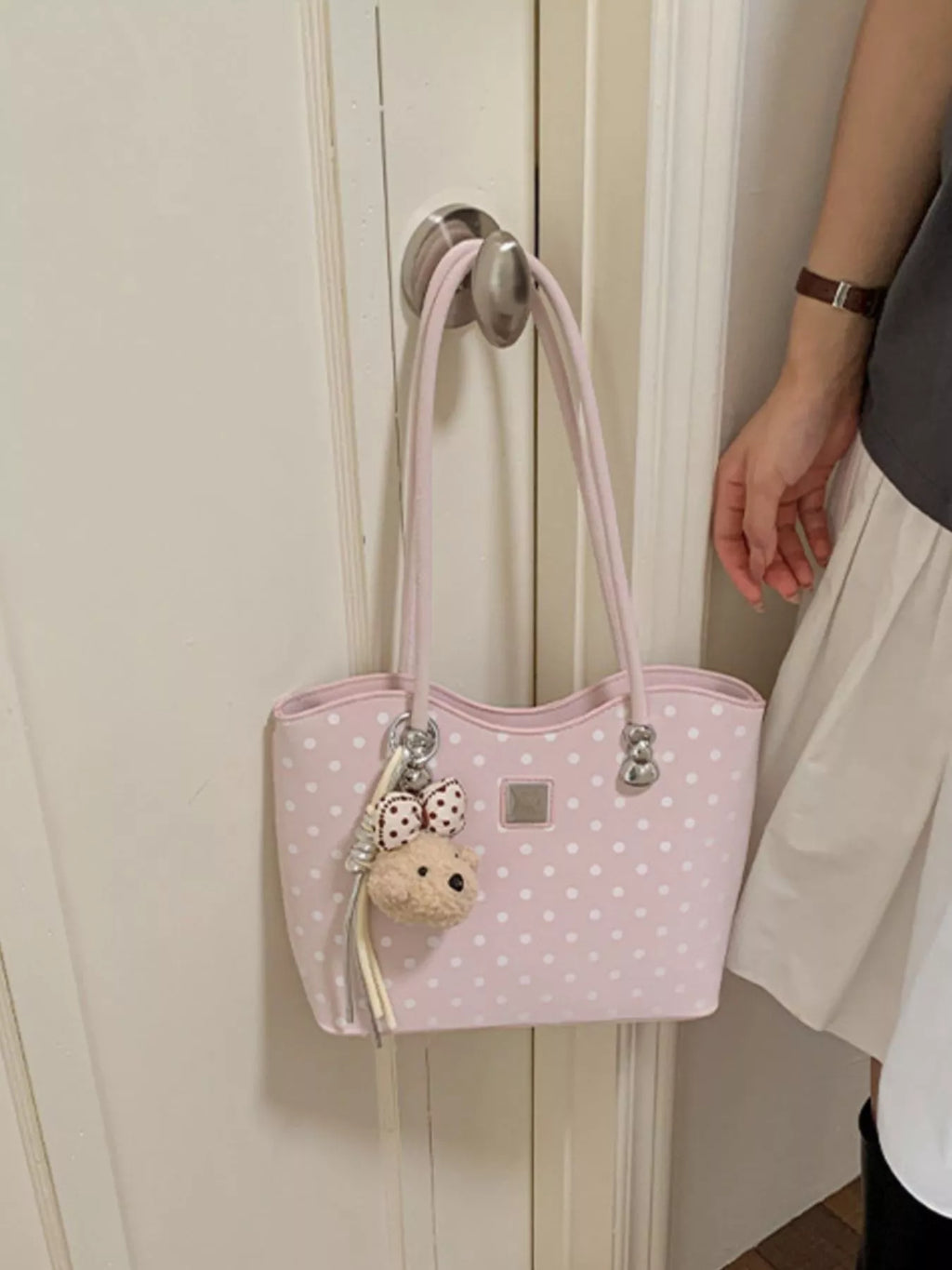 Polka Dot Shoulder Bag