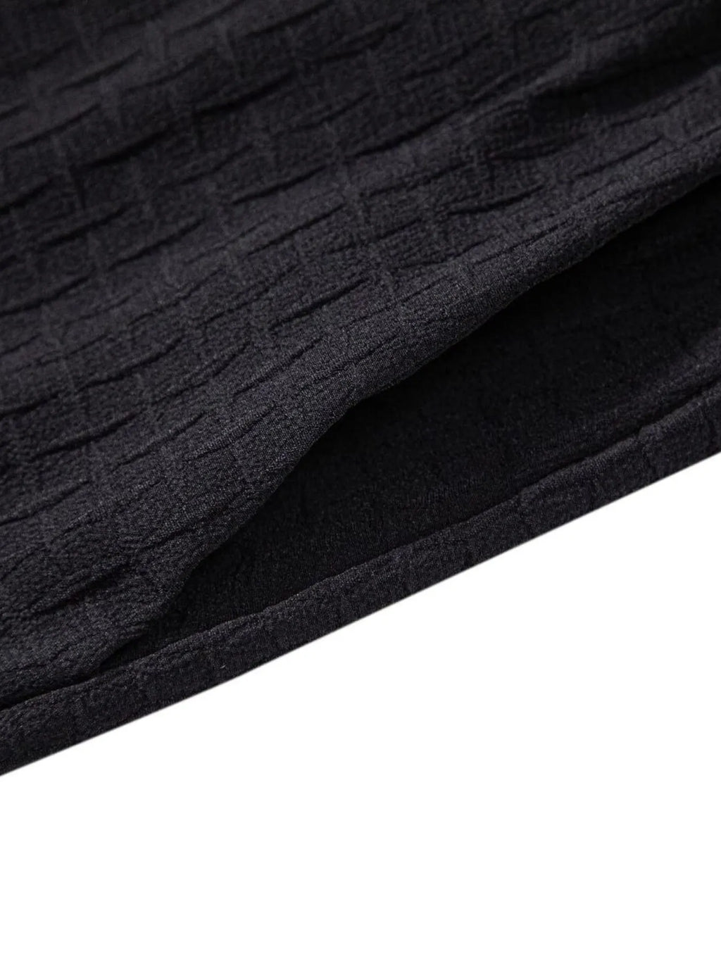 Men's Classic Textured Shorts with Elastic Waist