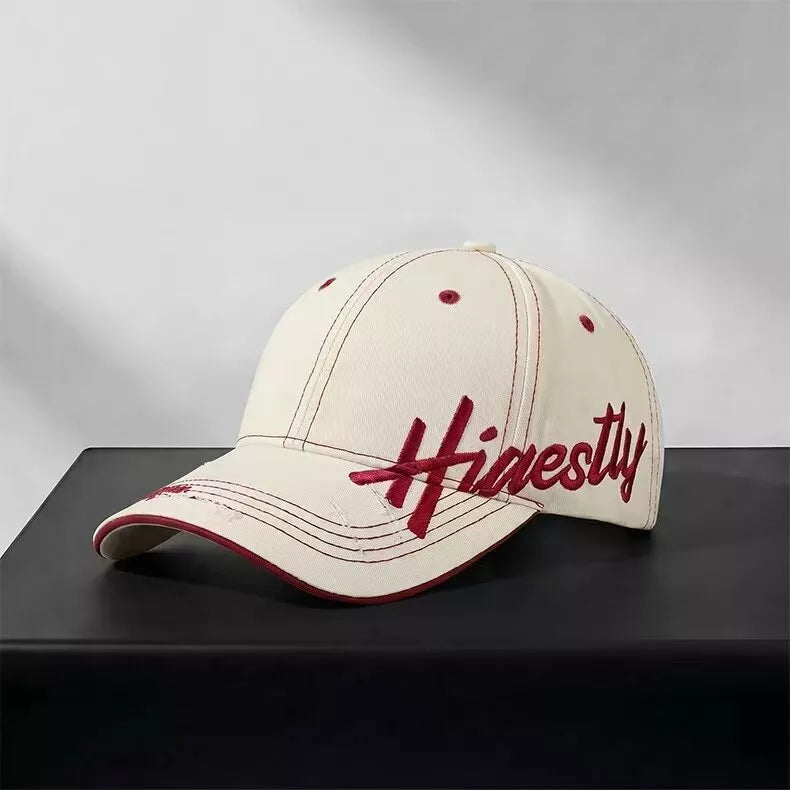 Embroidered Letter Baseball Cap
