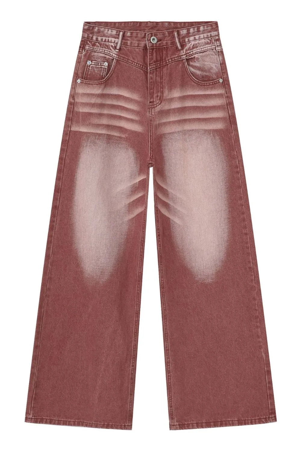 Men's Wide Leg Jeans with Pockets