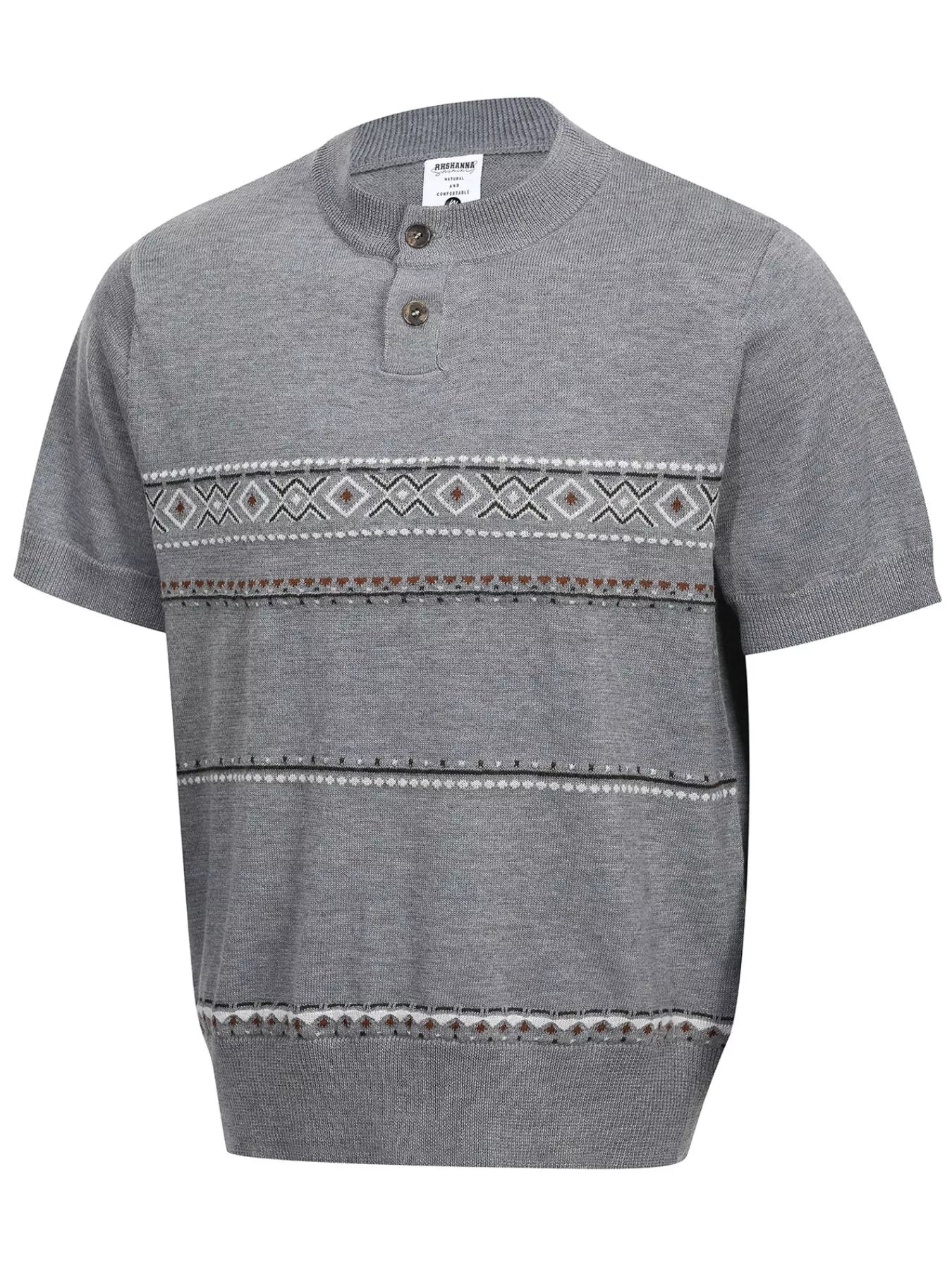 Men's Short Sleeve Knit Top