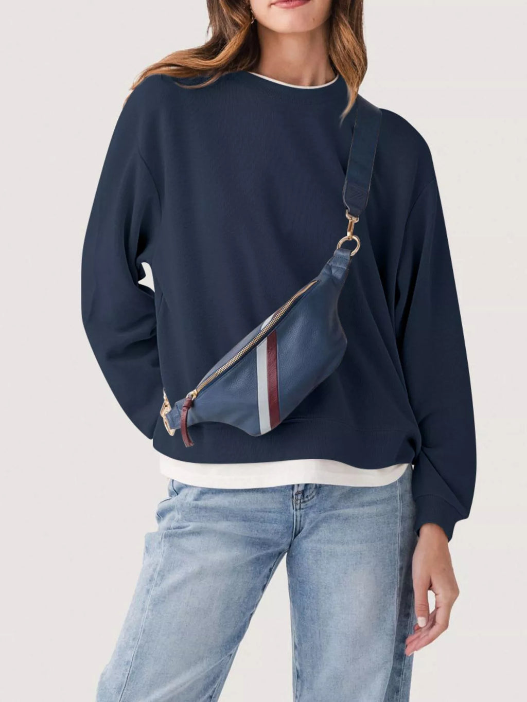 Oversized Crew Neck Sweatshirt