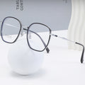 Oversized Polygon Frame Glasses