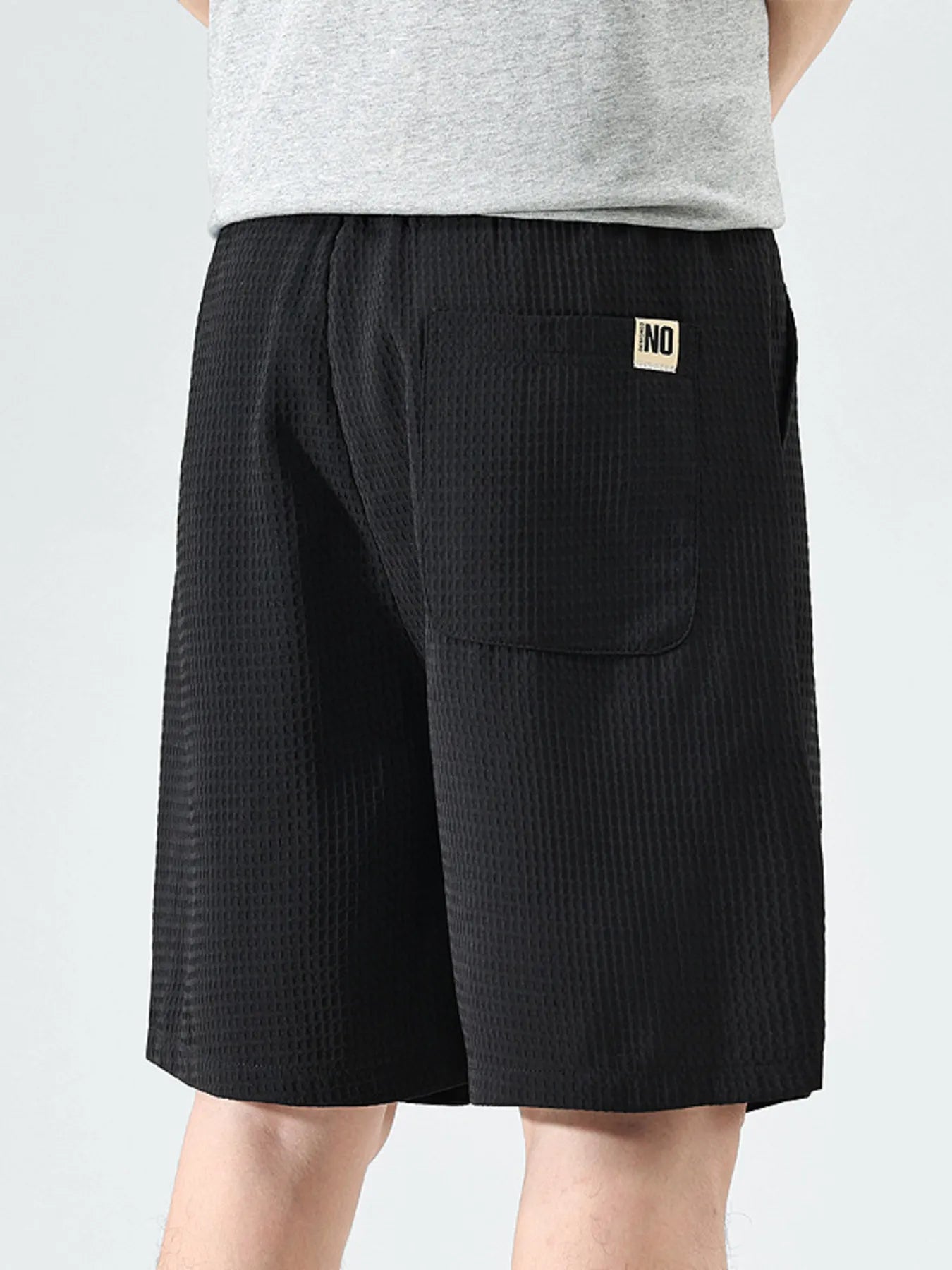 Men's Drawstring Pocketed Shorts