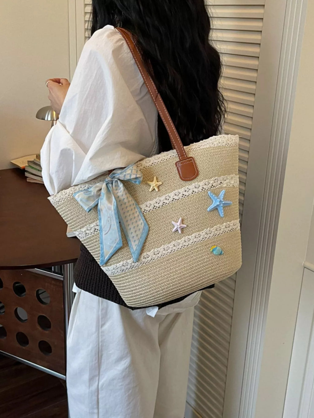Straw Woven Shoulder Bag