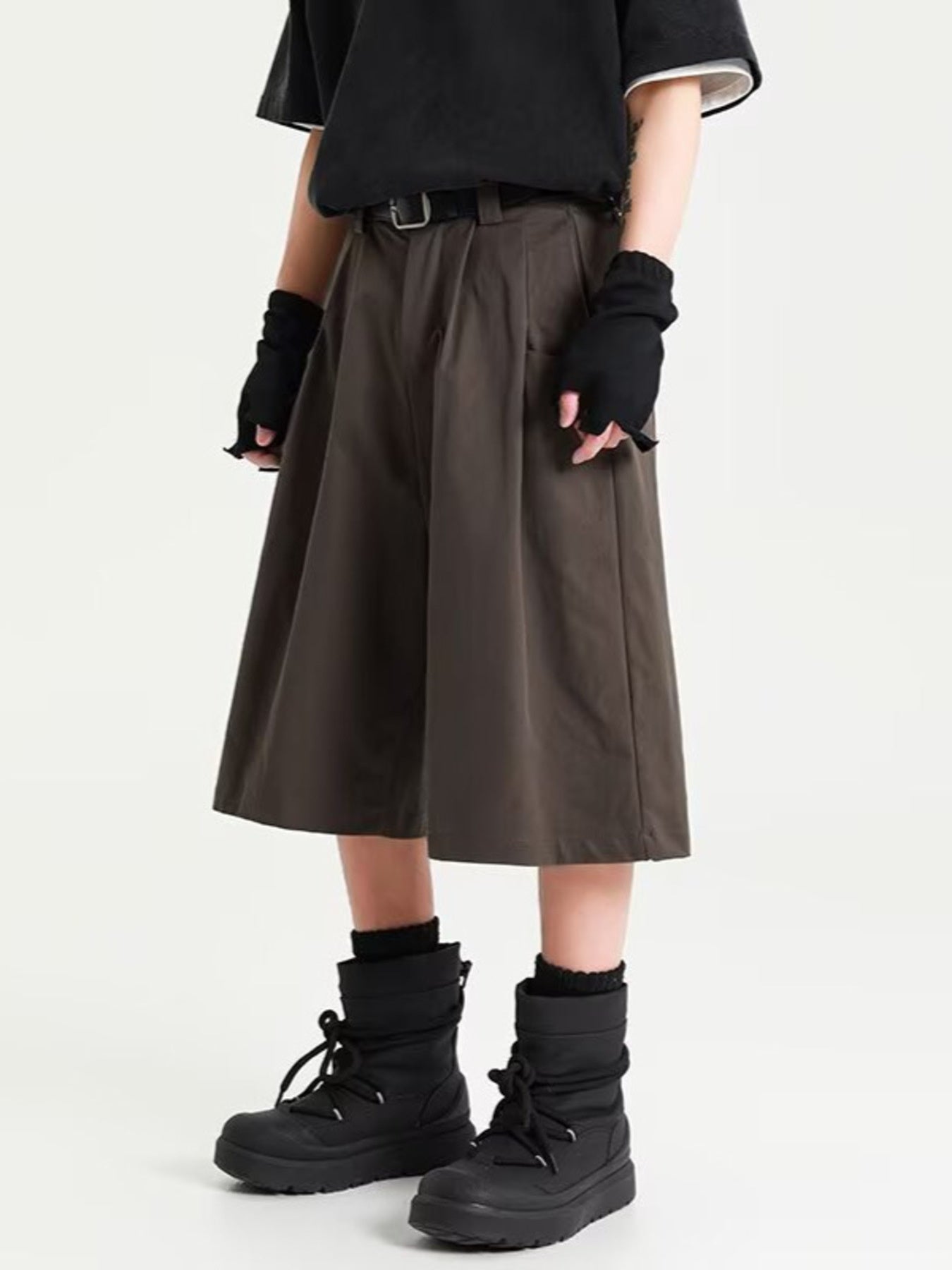 Men's Plus Size Wide Leg Shorts