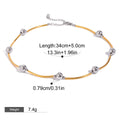 18K gold flower-shaped design exquisite and noble necklace, earrings and bracelet set