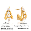Zircon C Hoop Earrings Collection