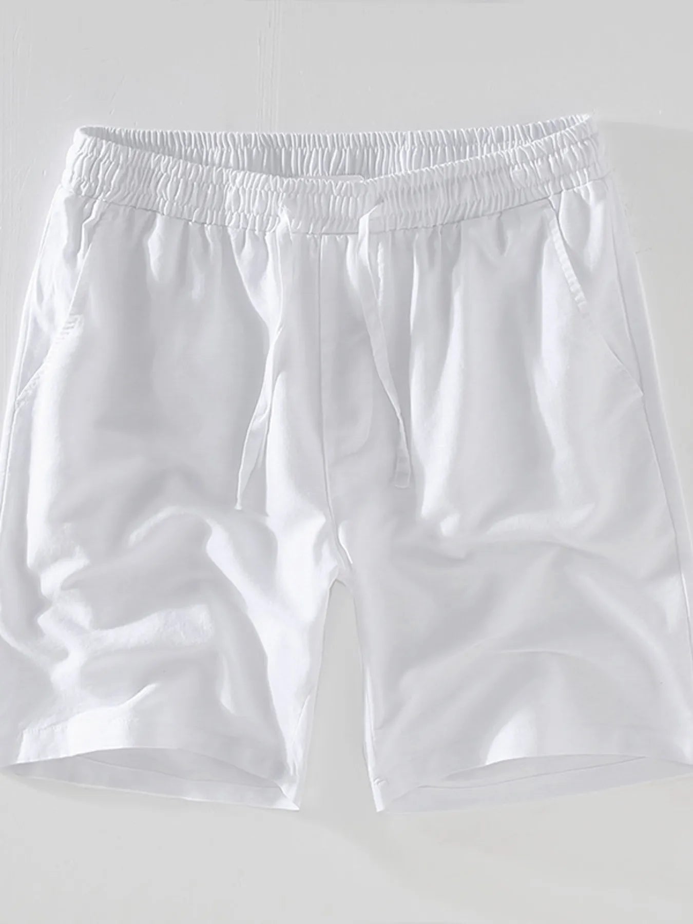 Men's Plus Size Drawstring Casual Shorts