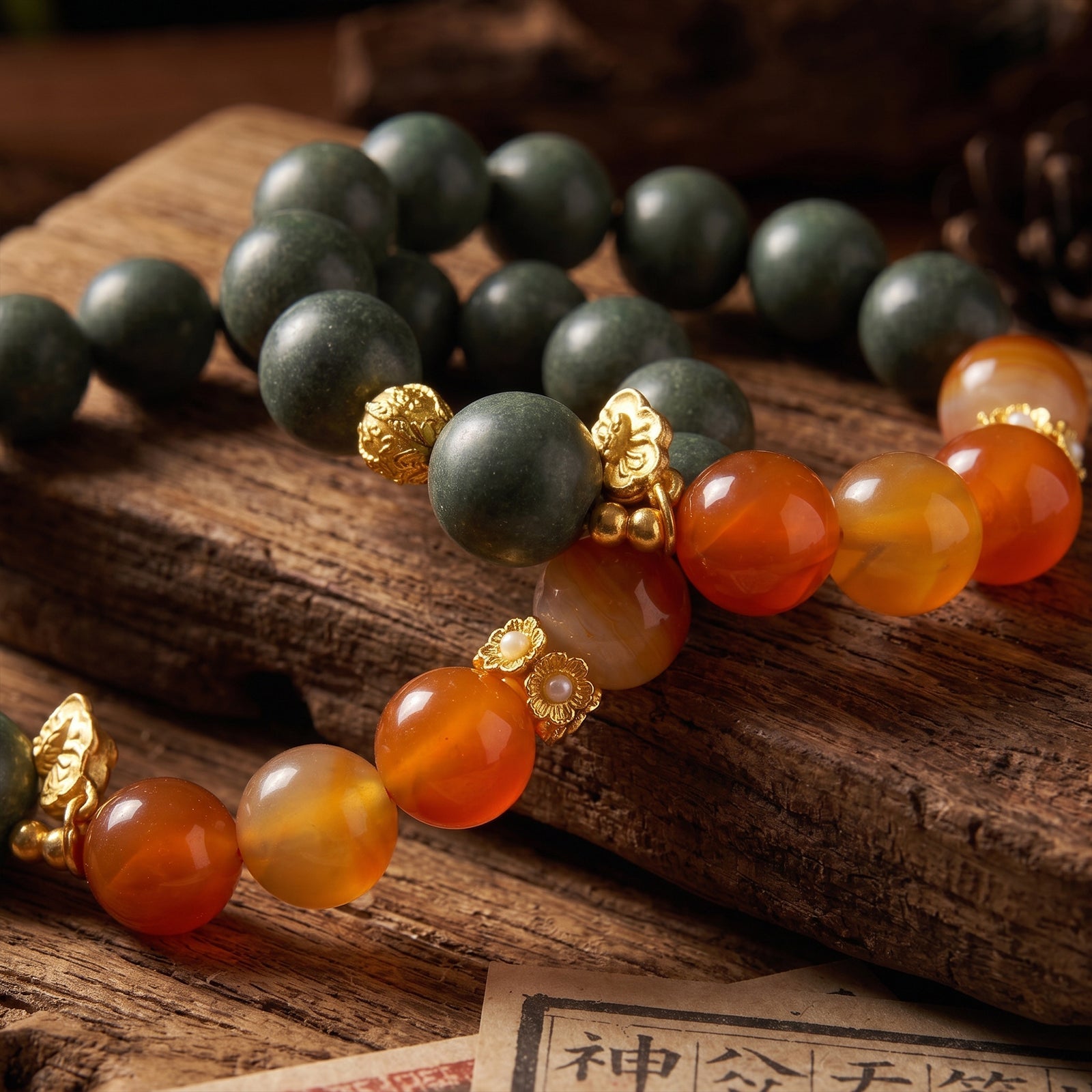 Versatile And Minimalist Chinese Herbal Bracelet