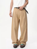 Men's Wide Leg Pleated Pants