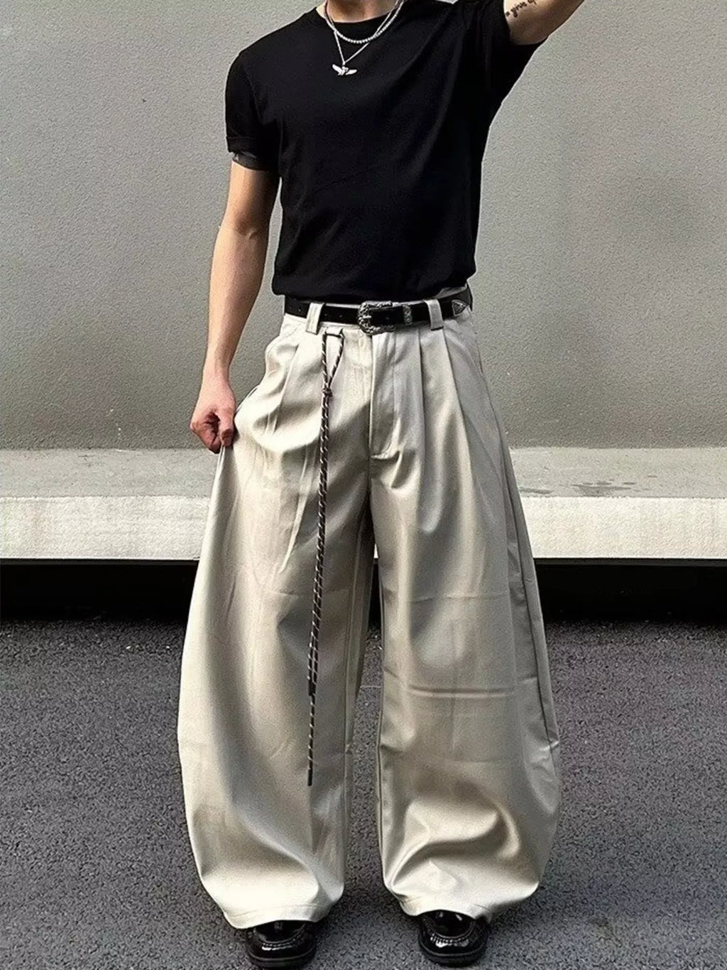 Men's Wide Leg Pants